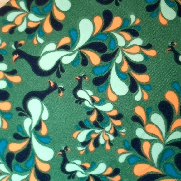 LulaRoe Peacock Printed Leggings-#1546 - Picture 3 of 10